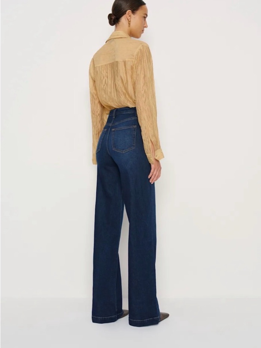 Reformation Bex Super Stretch High Rise Wide Leg Jeans (NWOT) - Picture 4 of 6